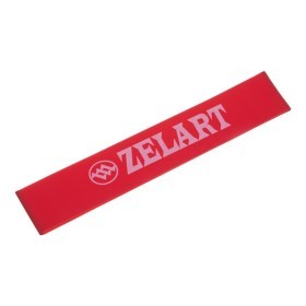 Лента сопротивления LOOP BANDS Zelart FI-8228-2 (500x50,8x0,5мм, жесткость XS), красная