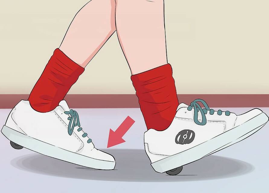 Как научится кататься на Heelys