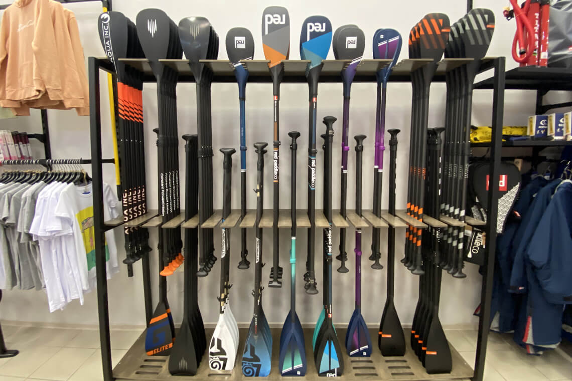Весла для sup board різної довжини та жорсткості
