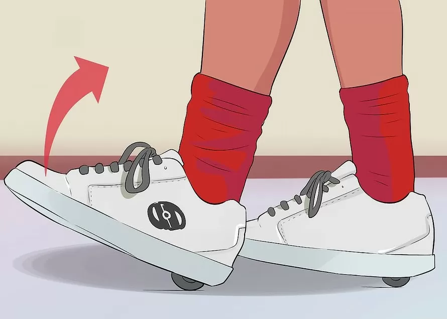 Как научится кататься на Heelys
