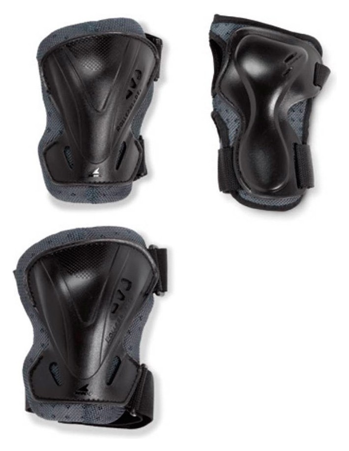Защитный комплект Rollerblade PRO 3 PACK L Anthracite/black (06214000 091)