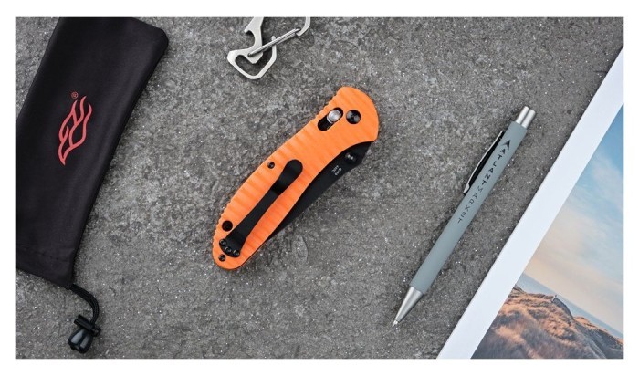 Ніж складаний Ganzo G7393P-OR помаранчевий, укр, укр