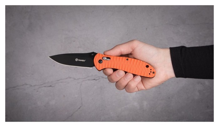Ніж складаний Ganzo G7393P-OR помаранчевий, укр, укр