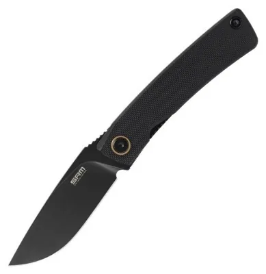 Ніж складаний кишеньковий SRM Air 105M-GB (7.5 см) 14C28N / G10 чорний