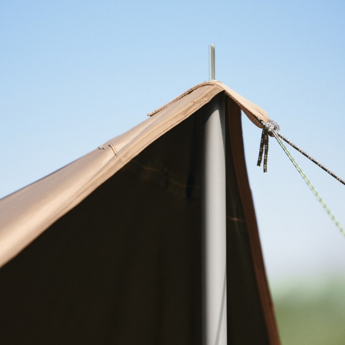 Тент-навес Naturehike CNK2350WS015 Cloud Skies Tarp Lite, 550x465 см, коричневый