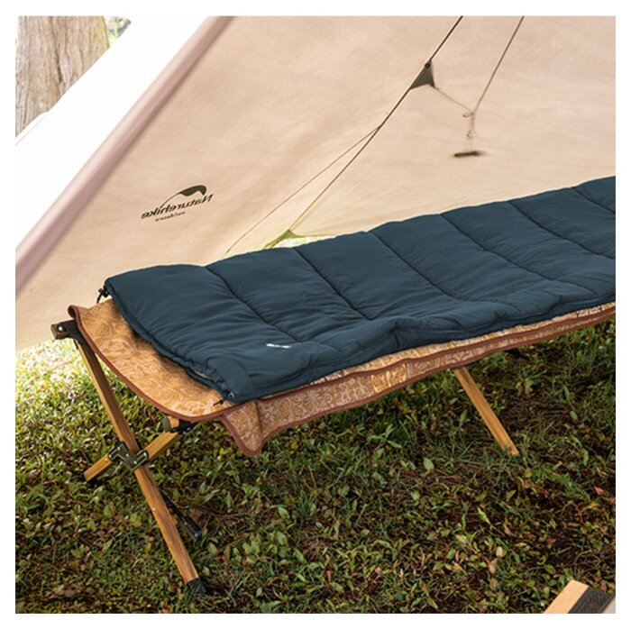 Спальный мешок Naturehike F150 NH22MSD05, правый, темно-голубой