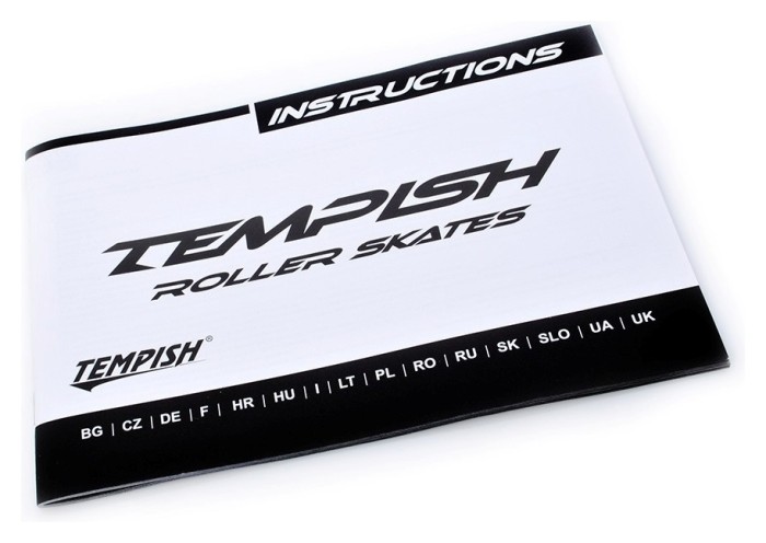 Роликовые коньки TEMPISH Black Ice/38