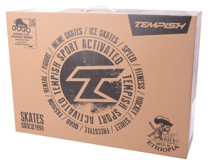 Роликовые коньки TEMPISH Black Ice/38