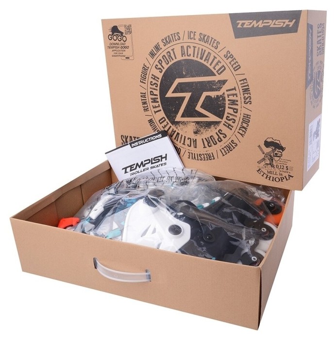 Роликовые коньки TEMPISH Black Ice/38