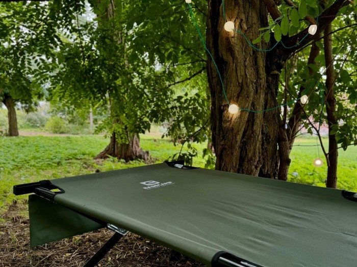 Кровать раскладная Base Camp Camping Bed, Olive Green