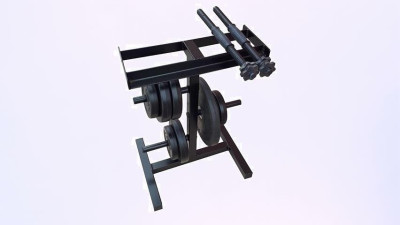 Підлогова стійка для зберігання гантелі, млинці, грифи. 11.5 см під гриф