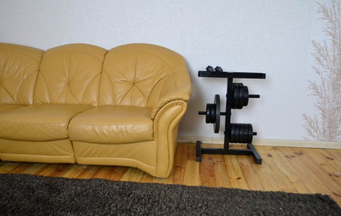 Підлогова стійка для зберігання гантелі, млинці, грифи. 11.5 см під гриф