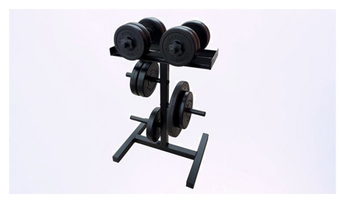 Підлогова стійка для зберігання гантелі, млинці, грифи. 11.5 см під гриф