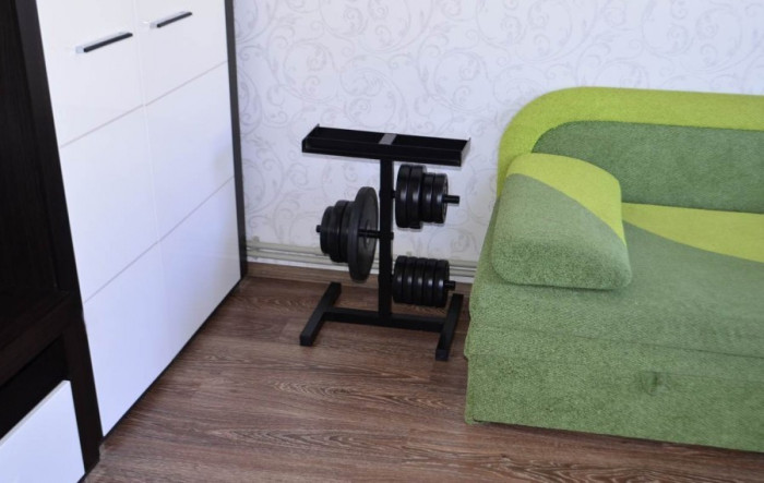 Підлогова стійка для зберігання гантелі, млинці, грифи. 11.5 см під гриф