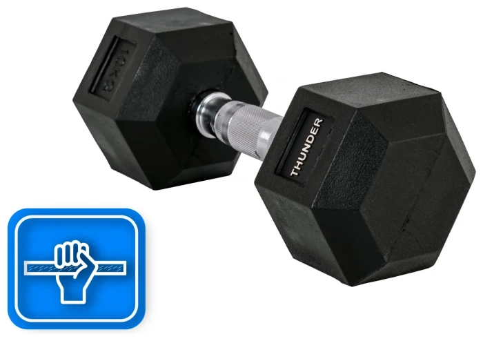 Гантель шестигранна THUNDER 10 кг