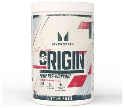 Origin Pre Workout Stim-Free Sour - 30 serv Cherry Drops