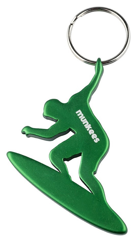 Munkees 3523 брелок-открыватель Surfer green
