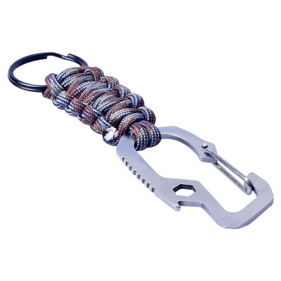 Munkees 6462 брелок Multi-Function Paracord серый