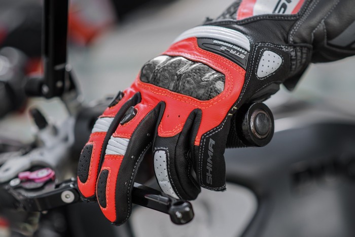Моторукавички Shima STR-2 Red Fluo L