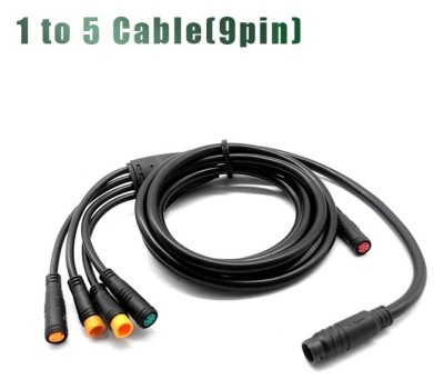 Кабель 2 до 4 1750*150мм вологозахищені роз'єми (роз'єми для торм. ручок, ручки газу, дисплея, фари) GP