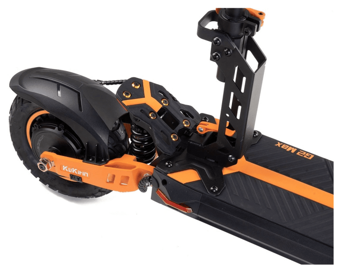 Електросамокат з сидінням Kugoo Kirin G2 MAX 2025 (1000 Вт; 20 А/год; 48 В), чорний, укр, укр