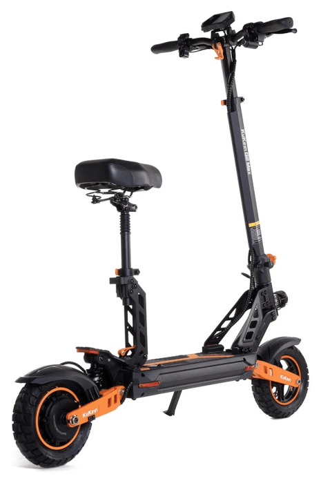 Електросамокат з сидінням Kugoo Kirin G2 MAX 2025 (1000 Вт; 20 А/год; 48 В), чорний, укр, укр