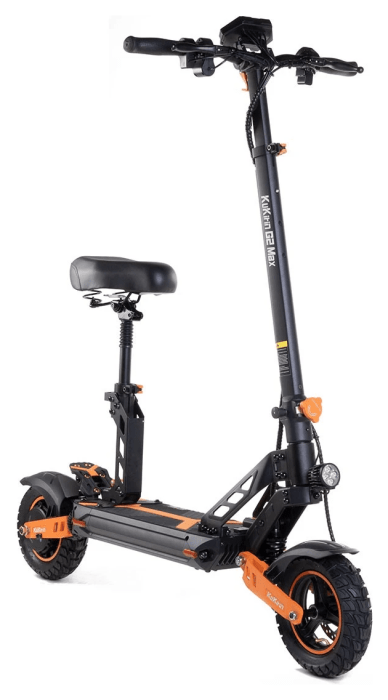Електросамокат з сидінням Kugoo Kirin G2 MAX 2025 (1000 Вт; 20 А/год; 48 В), чорний, укр, укр