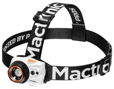 Фонарь налобный Mactronic Maverick White Peak (320 Lm) Focus (AHL0052)