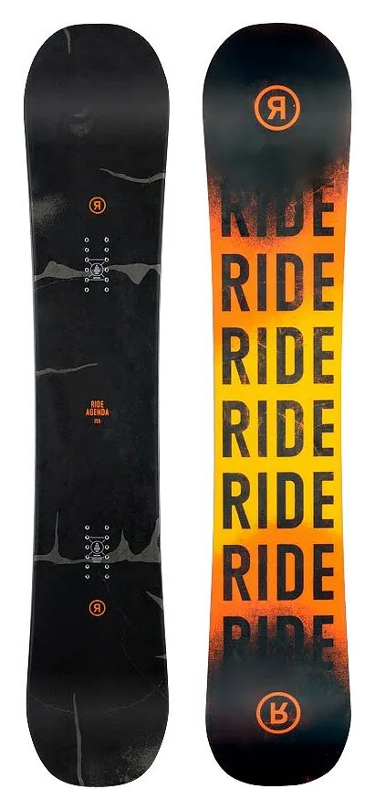 Сноуборд Ride Agenda 161 Black/Yellow (12E0011.1) (161 см black)