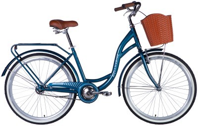 Велосипед ST 26" Dorozhnik AQUAMARINE BH рама-17" темно-синий 2025