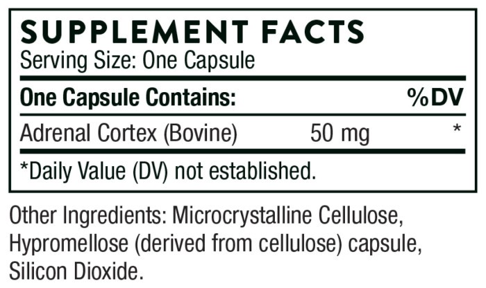 Adrenal Cortex - 60 caps