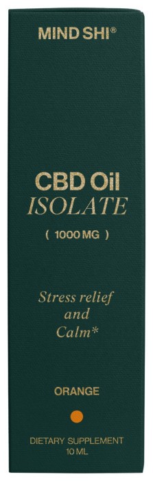 CBD Oil Isolate 1000 mg Orange - 10 ml