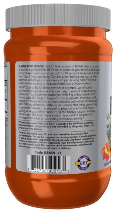BCAA Blast Powder - 600g Tropical Punch