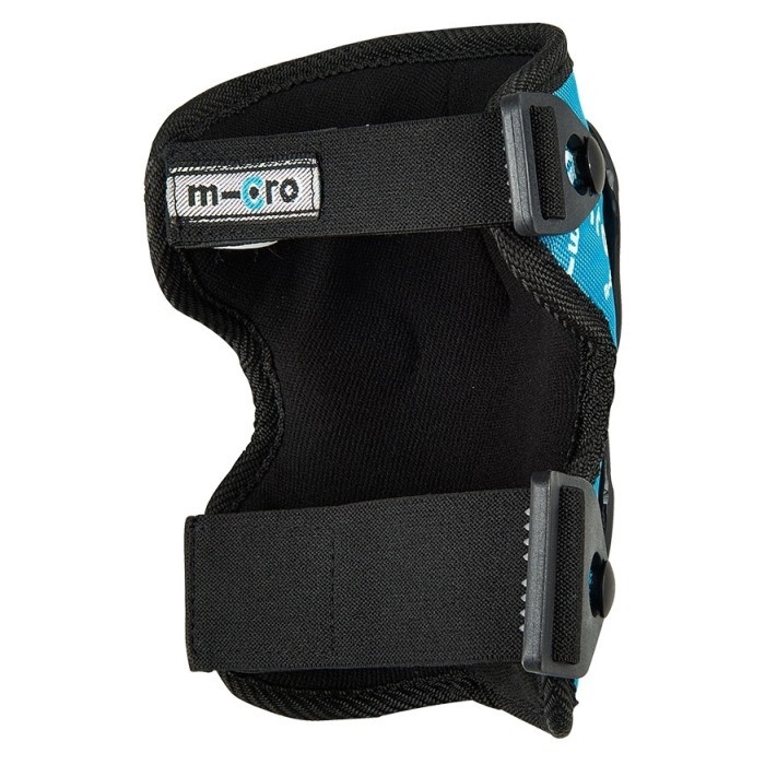 Защитный комплект налокотники и наколенники MICRO - СИНИЙ (локоть 15-19 cm, колено 21-27 cm, S)