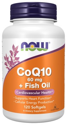 CoQ10 60mg + Fish Oil - 120 sgels (Поврежденная банка)