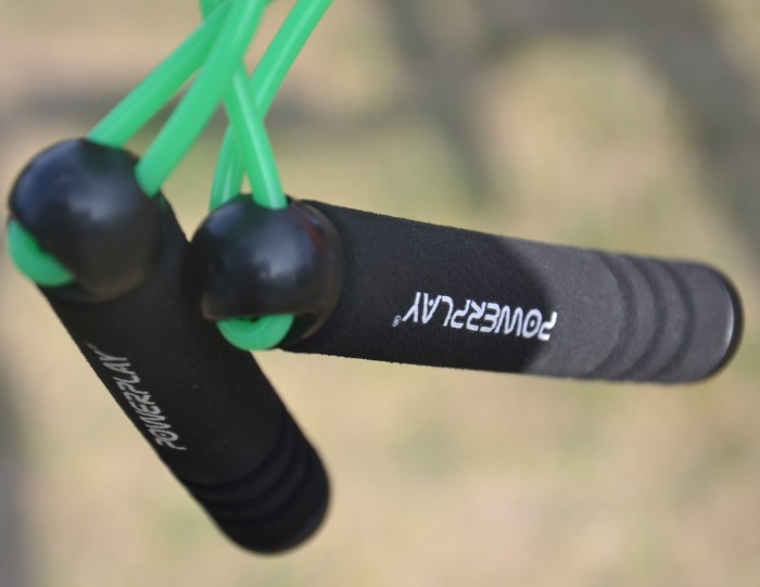 Скакалка PowerPlay 4205 Classic Plus Jump Rope Зелена (2,7m.)