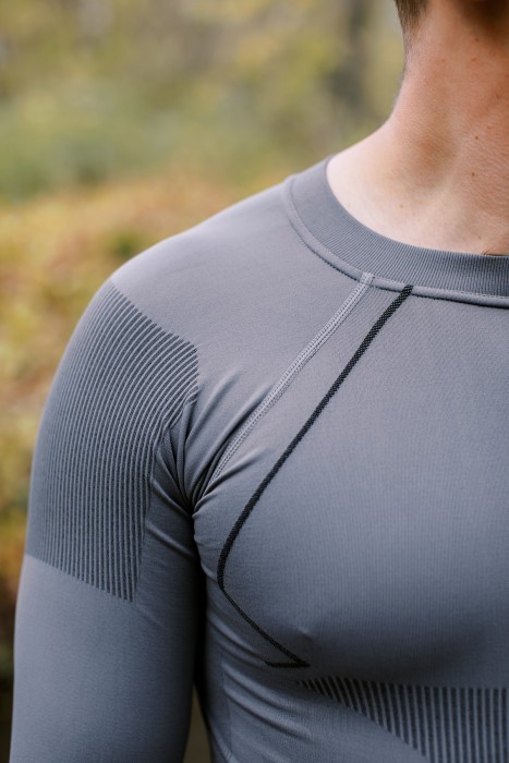 Термобілизна чоловіча Tramp Active комплект (футболка+штани) UTRUM-021-grey, 2XL, укр, укр