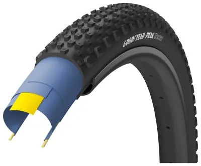 Покрышка 700x40 (40-622) GoodYear PEAK tubeless complete, folding, black, 120tpi
