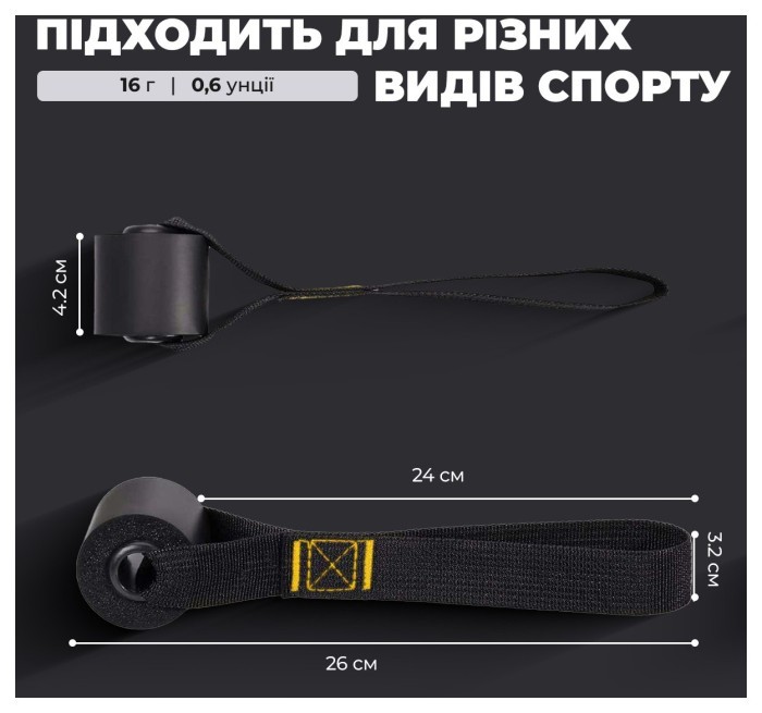 Дверне кріплення для еспандерів "Якір" PowerPlay PP_4411 Чорний
