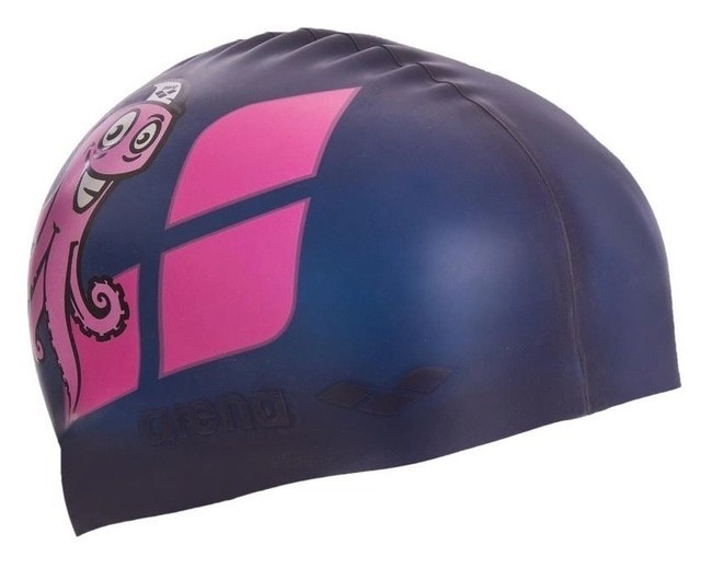 Шапочка для плавания детская ARENA MULTI JUNIOR CAP 06 AR-91233-20 (силикон), розовый дельфин