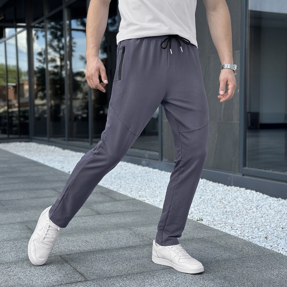 Чоловічі спортивні штани темно-сірі Pobedov Everyday