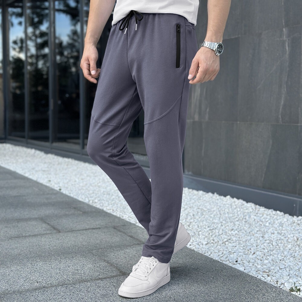 Чоловічі спортивні штани темно-сірі Pobedov Everyday
