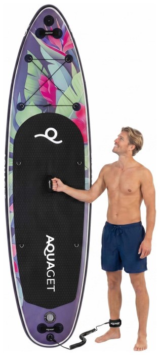 Надувная SUP доска Aquaget 320 см с веслом AQ0047 Black/Violet
