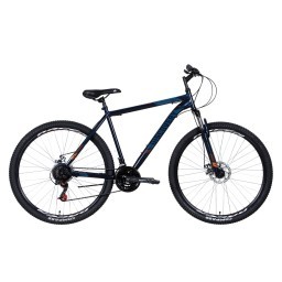 Велосипед ST 29" Discovery RIDER AM DD рама- 2022 Темно-синій з помаранчевим