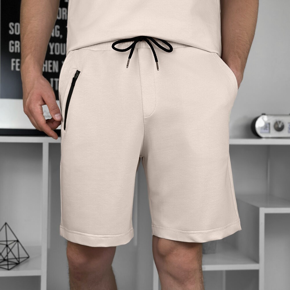 Кремові шорти для чоловіків весна/літо Pobedov Griz, укр, укр
