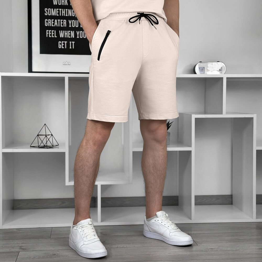 Кремові шорти для чоловіків весна/літо Pobedov Griz, укр, укр