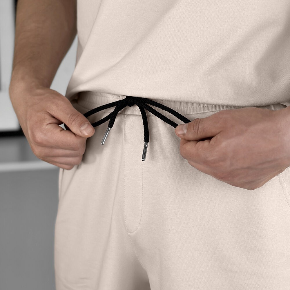 Кремові шорти для чоловіків весна/літо Pobedov Griz, укр, укр