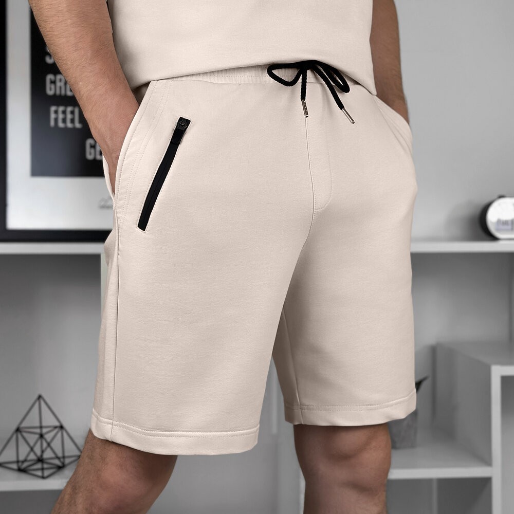Кремові шорти для чоловіків весна/літо Pobedov Griz, укр, укр