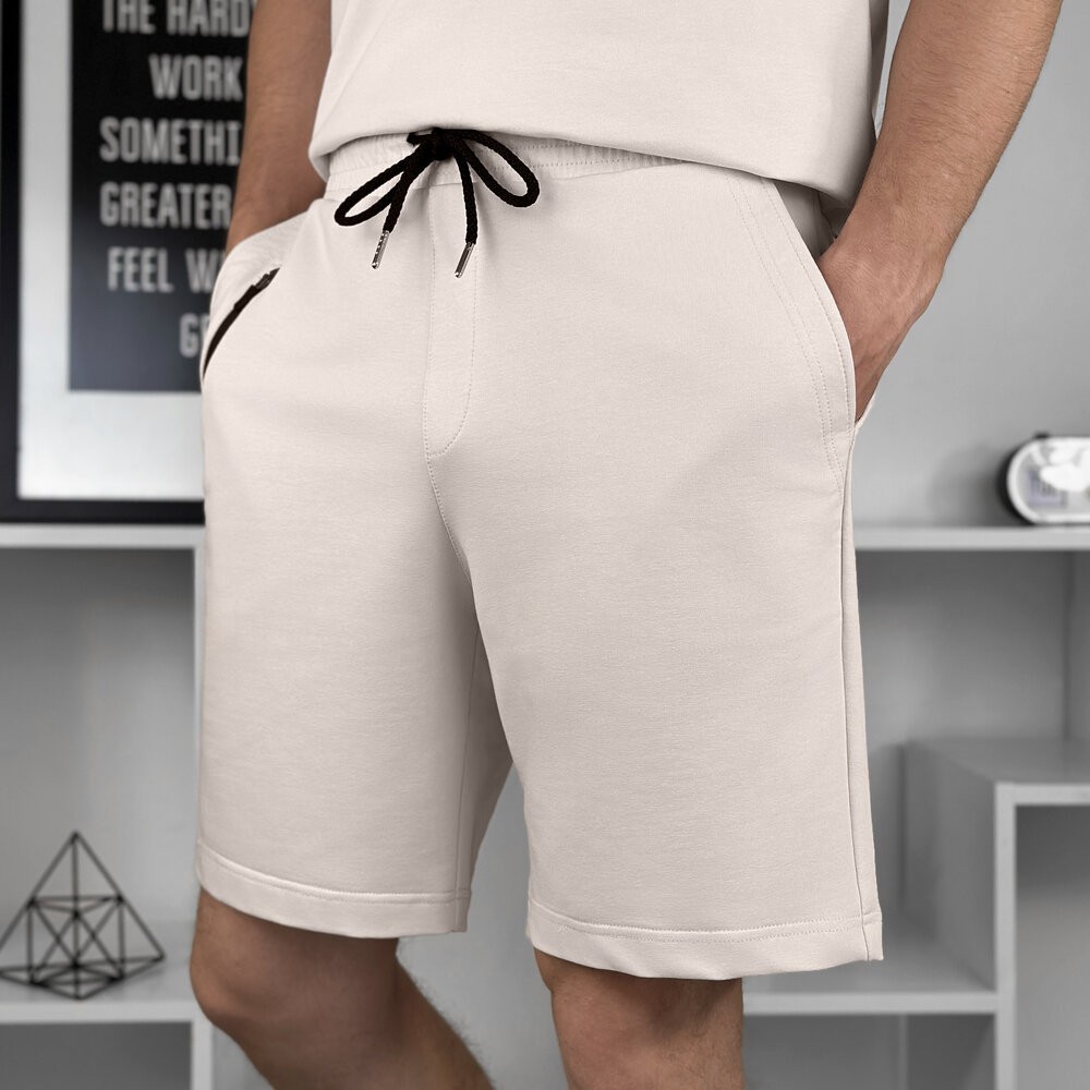 Кремові шорти для чоловіків весна/літо Pobedov Griz, укр, укр