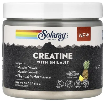 Creatine with Shilajit - 216g Natural Pineapple